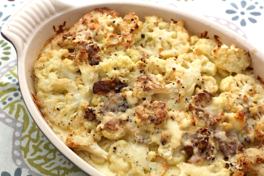 Roasted Cauliflower Gratin